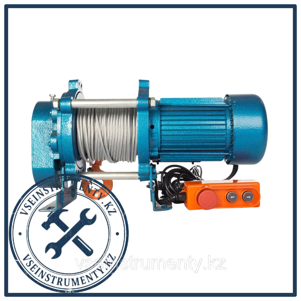 ЛЕБЕДКА TOR ЛЭК-1000 E21 (KCD) 1000 КГ, 380 В С КАНАТОМ 100 М, фото 1