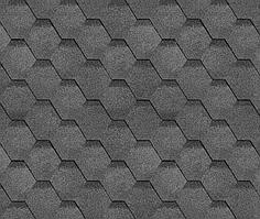 Гибкая черепица 3 м2 / упак Финская Соната Серый однослойная SHINGLAS