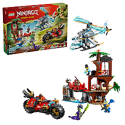 Lego Ninjago 71857 Битва техники ниндзя у домика на дереве (красный, коричневый, голубой, зеленый)