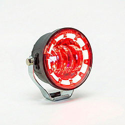 3.5" Противотуманная фара круглая с красным ДХО - ADA