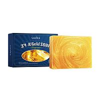 Sadoer  24K Gold Handmade Essential Oil Soap - Мыло ручной работы с эфирным маслом 24 карата золота 100 гр