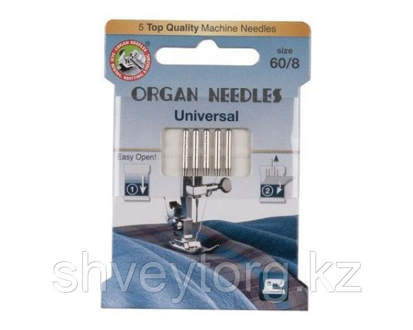 Иглы универсальные ORGAN Universal ECO 130/705H (5 шт.)  № 60, фото 1