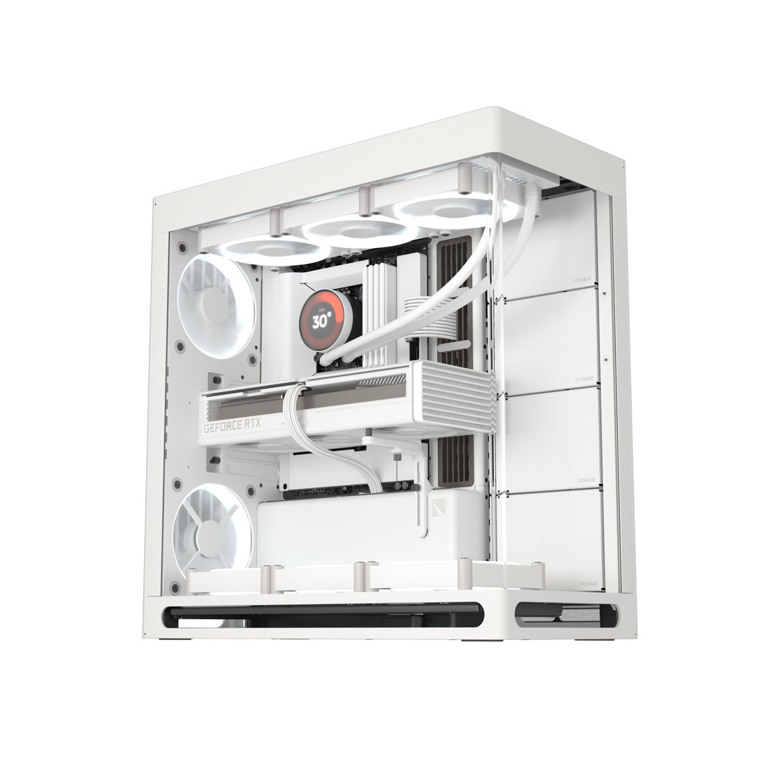 Компьютерный корпус HAVN HS 420 WH без Б/П 2-031318 HVN-CA-HS420-05