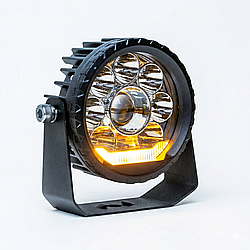 4" Противотуманная фара круглая с жёлтым ДХО - ADA