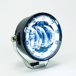 3.5" Противотуманная фара круглая с белым ДХО - ADA