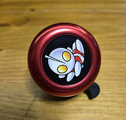 Звонок на велосипед, самокат "Ultraman". СуперГерой Ультрамен в стиле ТИБИ . Bicycle Bell. Колокольчик. Сигнал. Гудок.