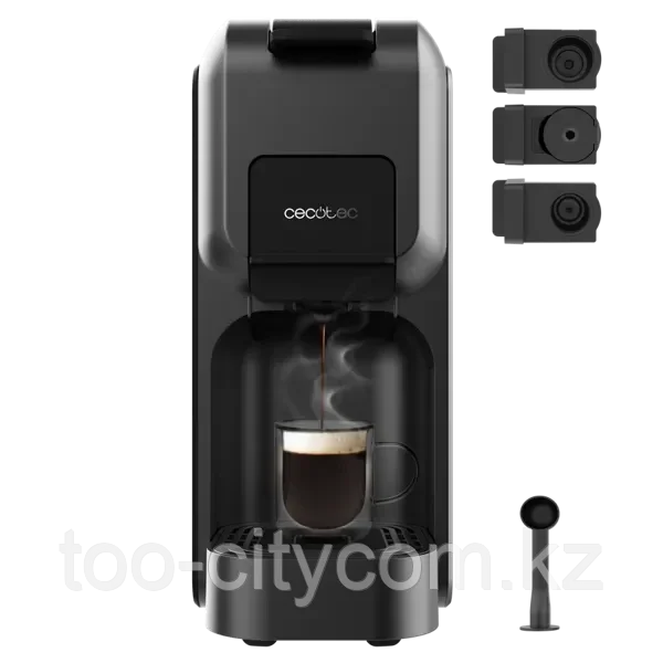 Cecotec FreeStyle Compact капсулалық кофеқайнатқышы (3в1) қара, фото 1
