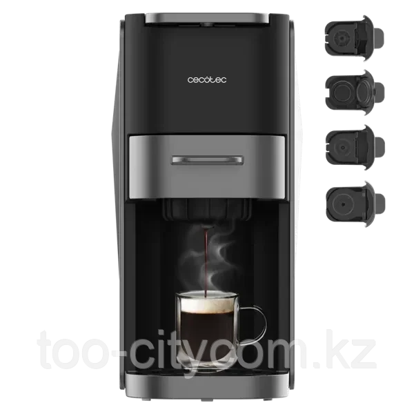 Cecotec FreeStyle Compact Dark (3в1) қара капсулалы кофеқайнатқыш, фото 1