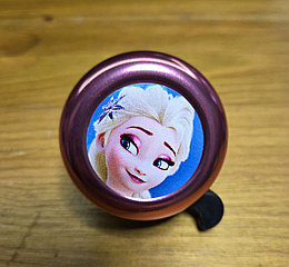 Колокольчик на велосипед, самокат "Frozen". Холодное сердце. Эльза-Анна. Для детей и взрослых. Bicycle Bell. Сигнал. Гудок. Звонок