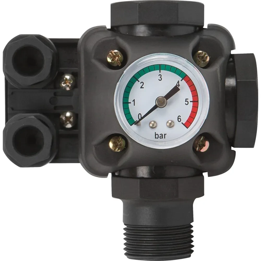 Реле давления с манометром 220В, 1", фото 1