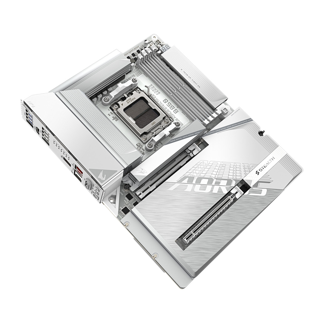 Материнская плата Gigabyte B850 AORUS STEALTH ICE AM5 ATX (B850 A STEALTH ICE), фото 1