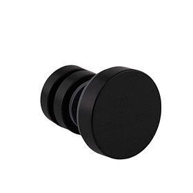 Крепление трека к стеклу | FGD-187 SUS304/BL | Черная