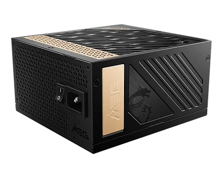 Блок питания MSI MEG Ai1300P PCIE5, 1300W, Active PFC, 80+ PLATINUM, Full Modular, MEG Ai1300P PCIE5, фото 1