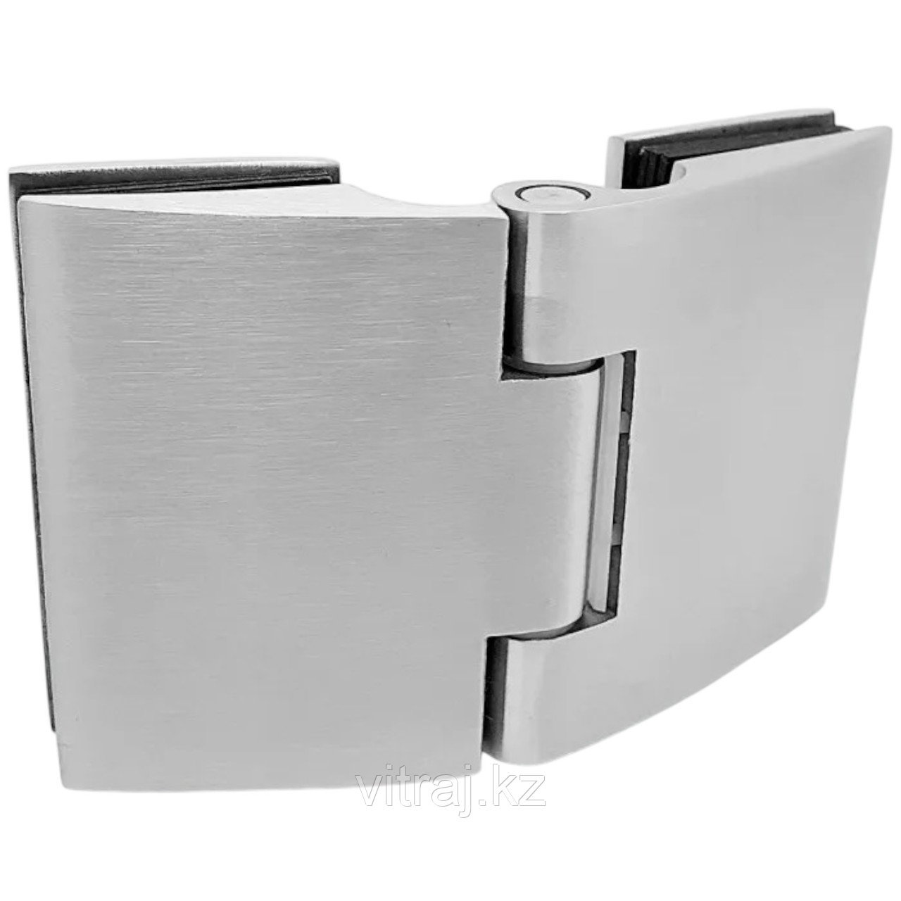 Петля Bergamo без крышек, стекло-стекло 180˚ | FGD-363 SSS | Матовая, фото 1