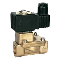 Клапан электромагнитный, G1/2, двухходовой (2/2) НЗ, 220 V AC, латунный