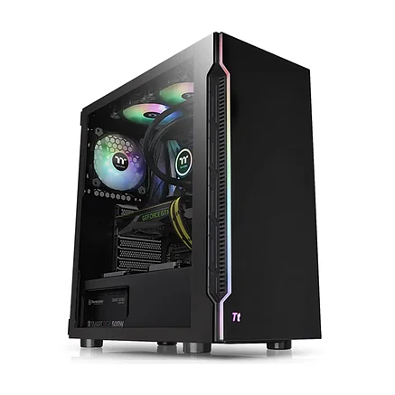 Компьютерный корпус Thermaltake H200 TG RGB без Б/П, фото 1
