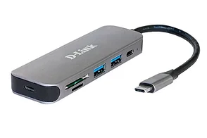 Концентратор D-Link DUB-2325/A2A 2 USB 3.0, 1 USB Type-C SD microSD