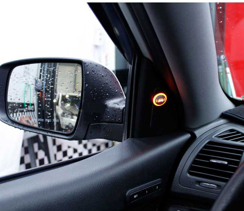 Установка системы контроля слепых зон , датчики слепых зон