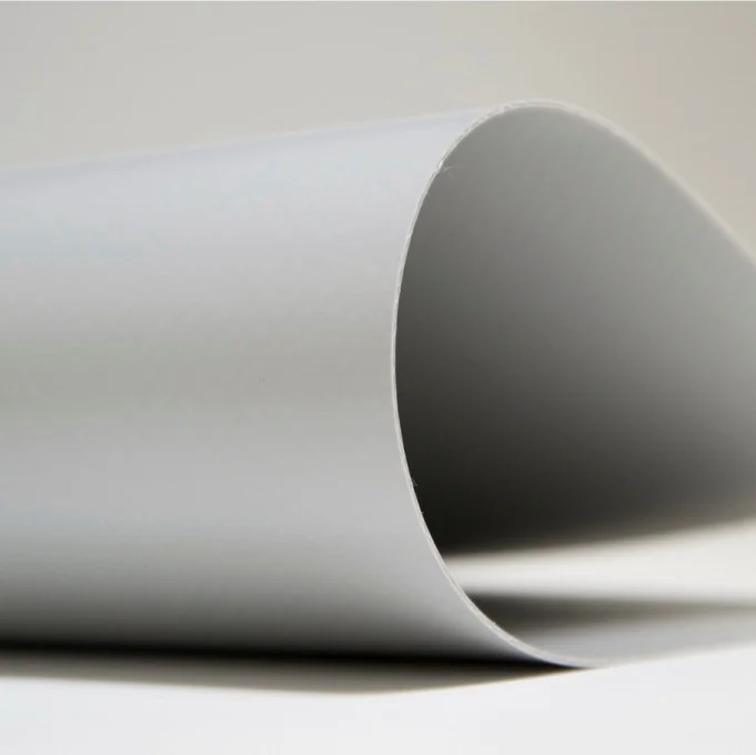 Тентовая ткань SC 650гр СЕРЫЙ  2,5м*50м ТАРПОУЛИН, фото 1