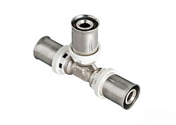 Пресс тройник латунь Дн 16 (15/120)