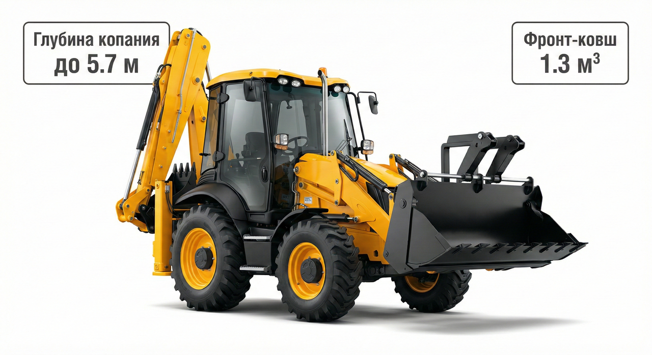 Экскаватор-погрузчик