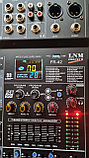 LNM Protech FR-42 Профессиональный микшер с усилителем, фото 2