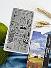 Пластина для стемпинга Enigmanic Stamping №037 KAZAKHSTAN, фото 4