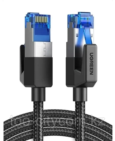 Патч-корд FTP Ugreen NW153 мысық. 8, 3м, қара, фото 1