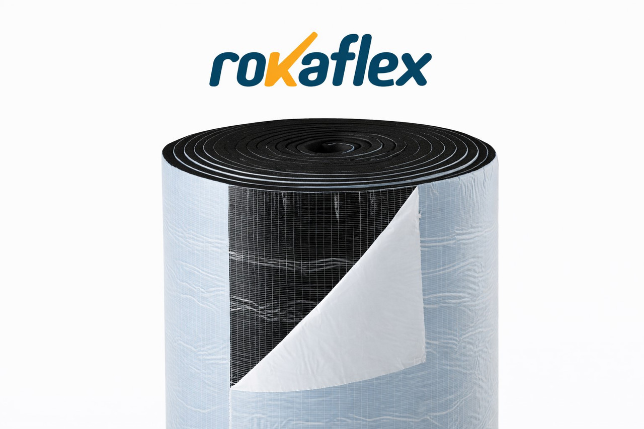 ROKAFLEX SAW  19 мм  (Рулонная изоляция с самоклеющимся слоем), фото 1