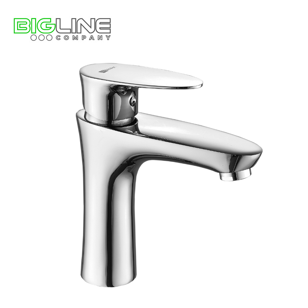 Смеситель LEMARK LM0206C Nero для умывальника монолитный, хром