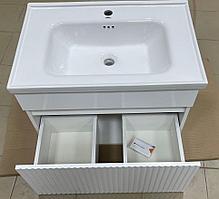 Тумба подвесная с умывальником Stella Бриз 80 с одним ящиком, фото 5