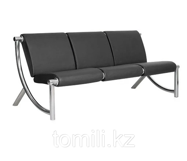 Диван офисный WA02 -3БП (трехместный), без подлокотников