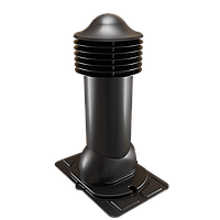 Труба вентиляционная с универсальным проходным элементом неутепленная Viotto 110 H=550 мм