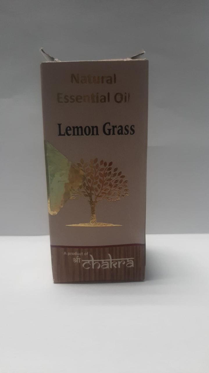 Натуральное эфирное масло Лемонграсса (Lemon Grass CHAKRA), 10 мл