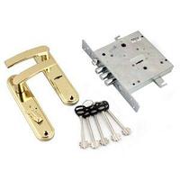 ПРОСАМ BORDER 77916 ЗВ9-8КТ3/15 СО1РФ16Л сувальдты ойма құлып 3 ригель ысырма 5 кілт сол жақ 877916