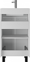 Тумба с умывальником "Енисей 50" Контраст без ящика  АЙСБЕРГ, фото 4