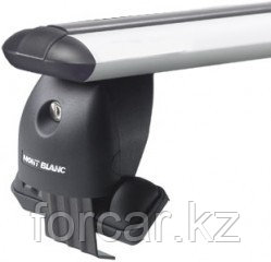 Комплект поперечин (дуг) Mont Blanc Alu для гладкой крыши с креплением за дверной проем, фото 1
