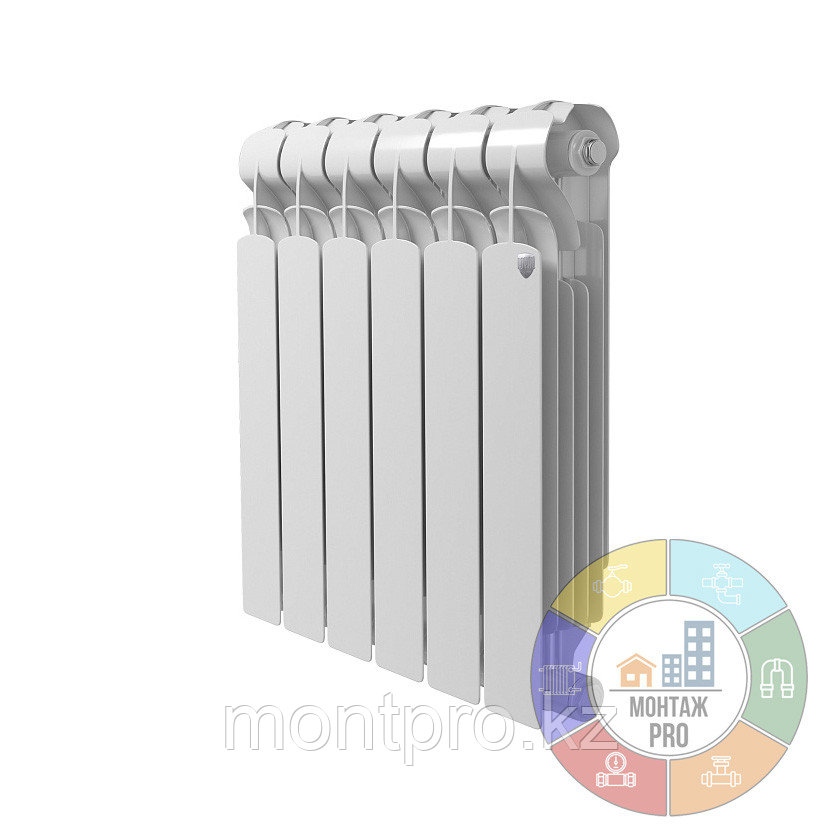 Радиатор биметаллический Royal Thermo Indigo B 500 6 секции, фото 1