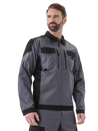 Костюм куртка/брюки, цвет: Т.СЕРЫЙ/ЧЕРНЫЙ