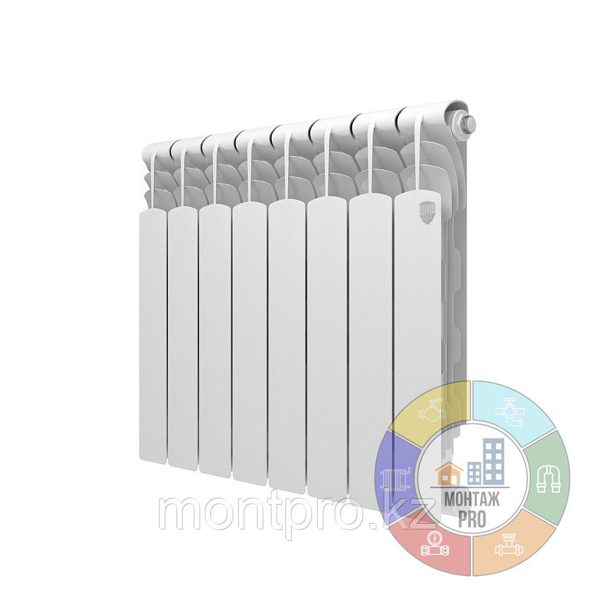Радиатор биметаллический Royal Thermo Revolution B 500 8 секции, фото 1