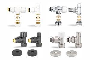 Комплекты клапанов под медную трубку 15мм