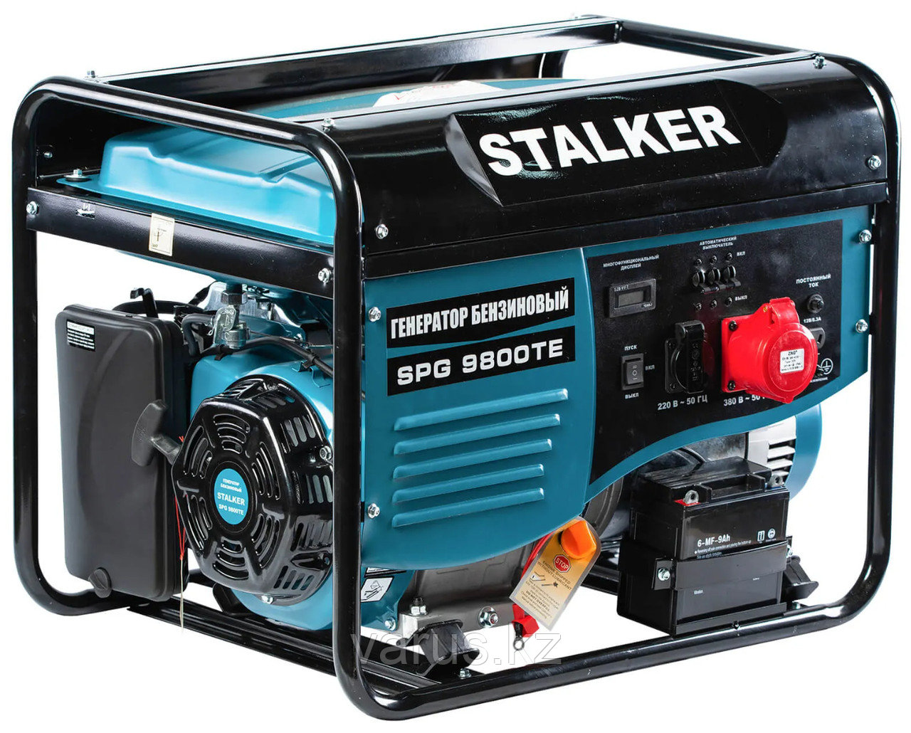 Бензиновый генератор Stalker SPG9800ТE, фото 1