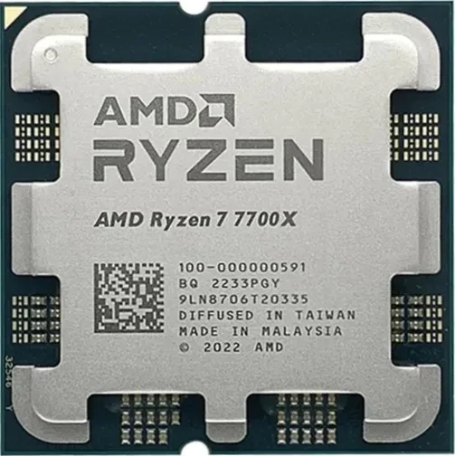 Процессор AMD Ryzen 7 7700X 4.5–5.4 ГГц 8C/16T AM5 OEM (100-000000591), фото 1