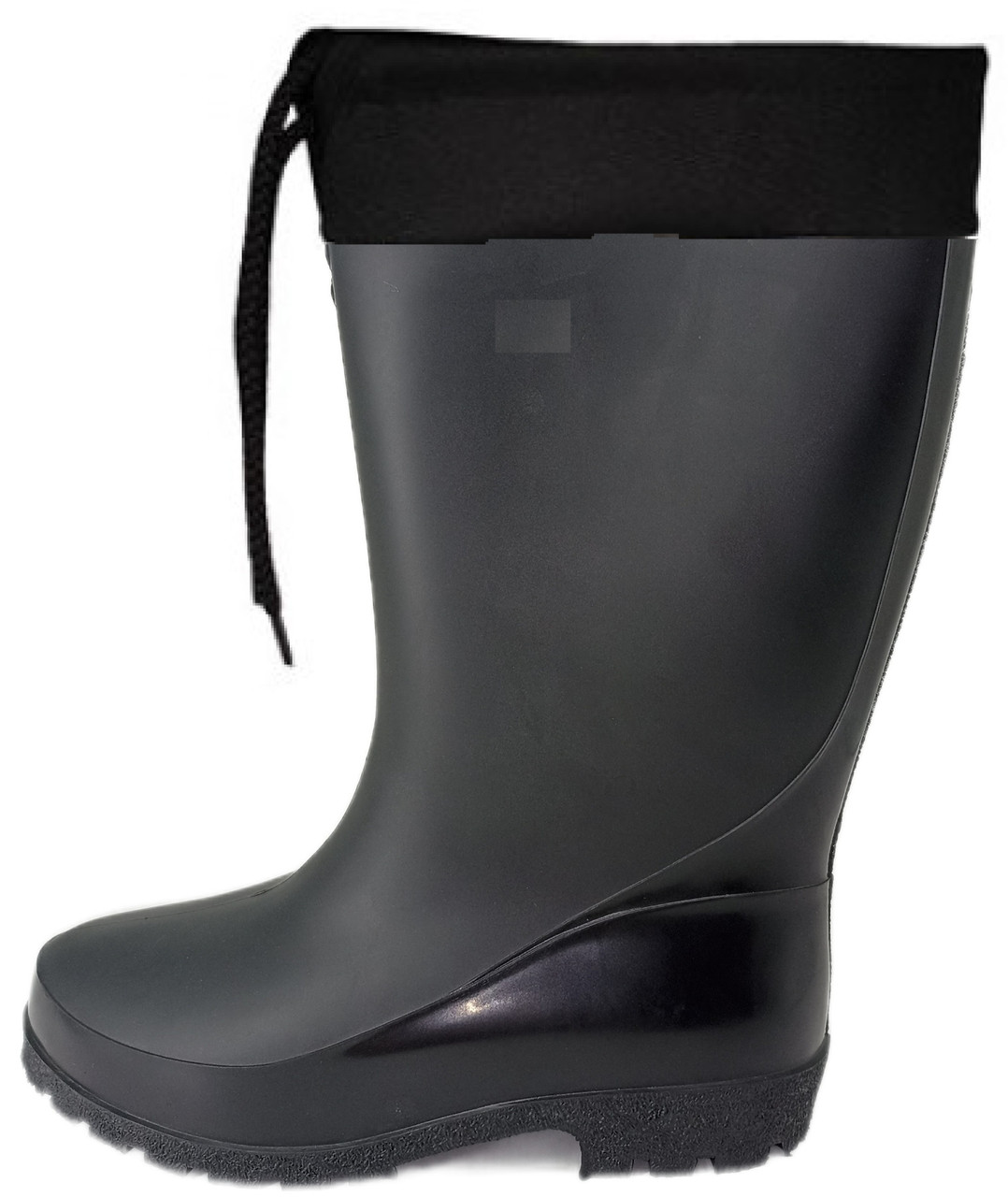 Сапоги женские черные ПВХ - Лайт