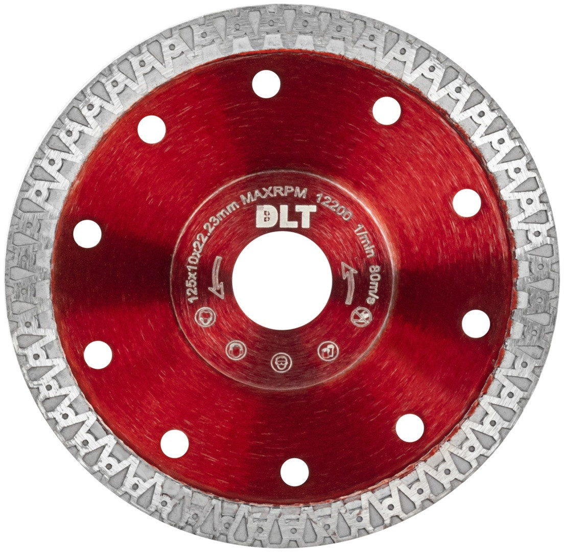 Диск отрезной алмазный 125x22.23х1.4 мм, DLT №4 (Turbo-А)