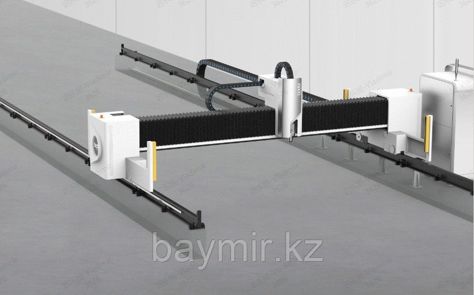 Лазерный станок для резки мет.листов L2500-6 12 кВт , без рабочего поля (поворотная головка для листа), фото 1