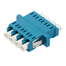 Адаптер оптический LC/UPC SM Quadro с фланцами