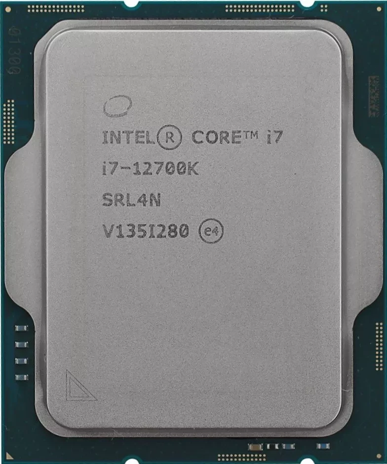 Процессор   CPU Intel Core i7-12700K Base 2,7GHz(EC), Performance 3,6GHz(PC), Turbo 3,8GHz, CM8071504553828