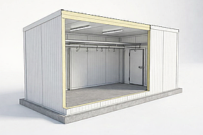 Холодильная камера для убойного пункта