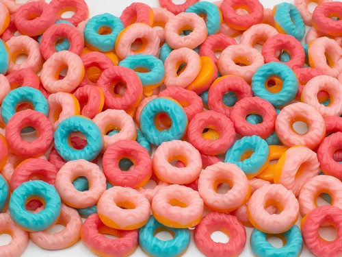 Жев.мармелад Saadet "Пончики" со вкусом арбуза HALAL 1кг